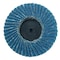 Weiler 2" BobCat Mini Abrasive Flap Disc, Flat (TY27), Type R Mount, 60Z 50958 - alternate 2